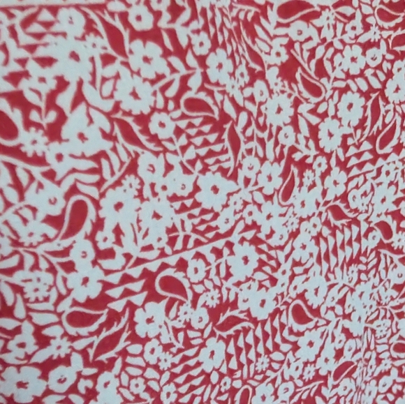 Goodfellow & Co Red and White Floral Shirt - Picture 3 of 6